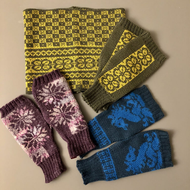 pulsvarmere i dobbelt jacquard