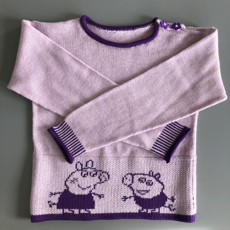 peppa gris genser